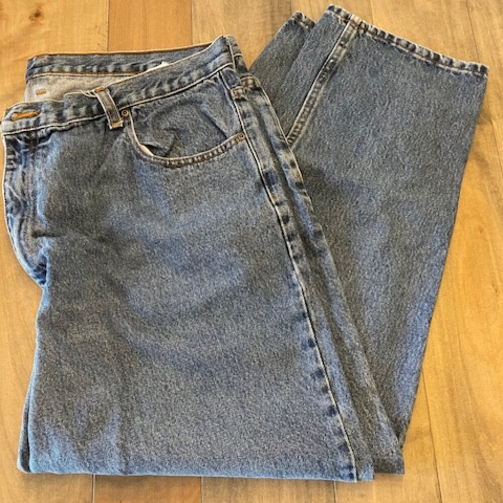 Members Mark Jeans Men's 90's Vintage 100% cotton Light wash size 40 x 29